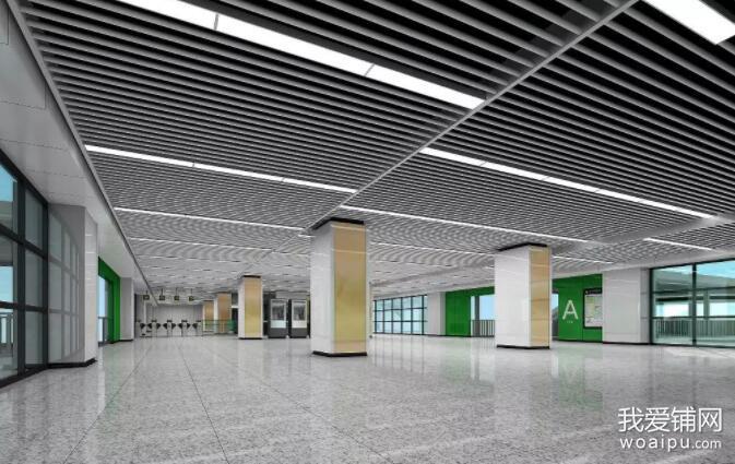 合肥地铁2号线和3号线线路换乘站,合肥地铁3号线繁华大道9个出入口