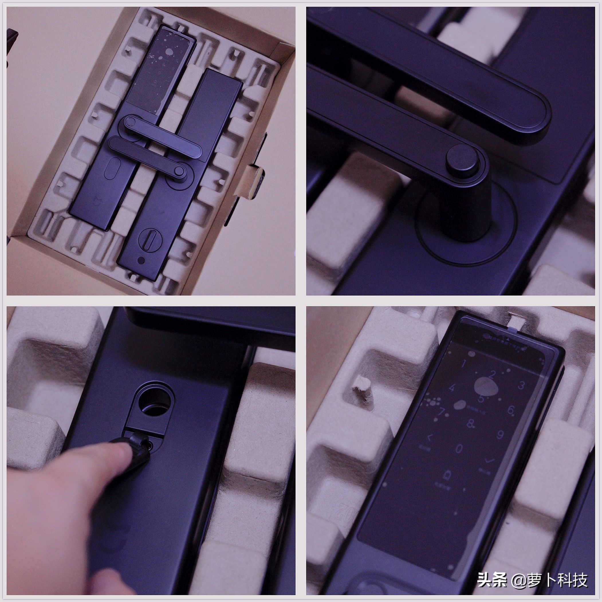 米家门锁远程开锁,米家智能门锁青春版换把手方向