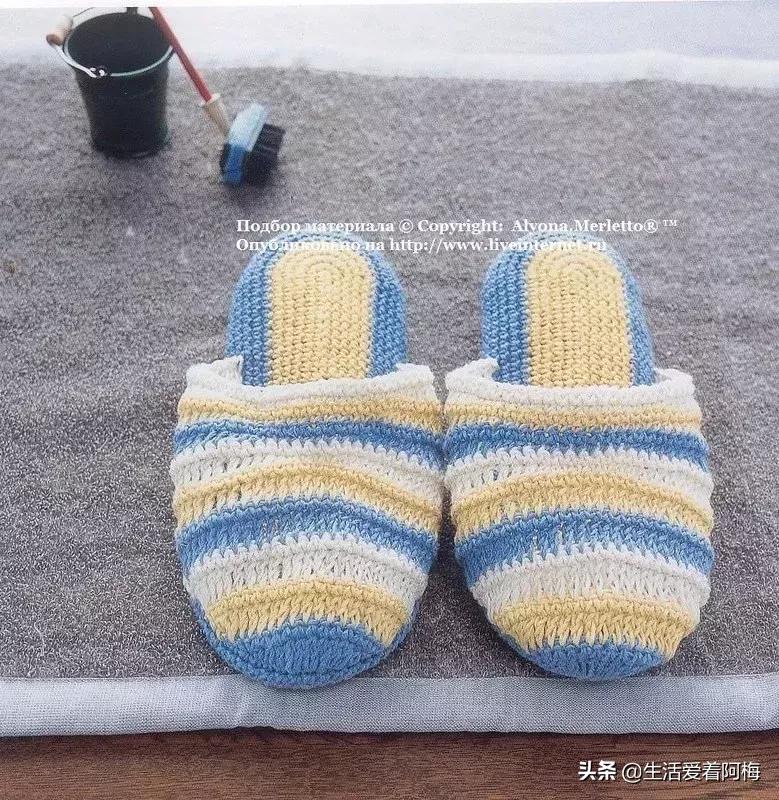 钩针钩出漂亮的毛线鞋图解,钩针钩织有些后跟的鞋子全部教程