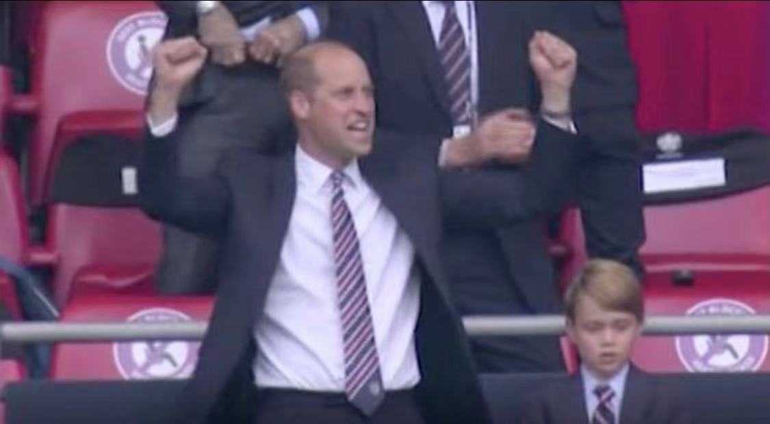 欧洲杯决赛威廉王子乔治,威廉乔治和阿奇