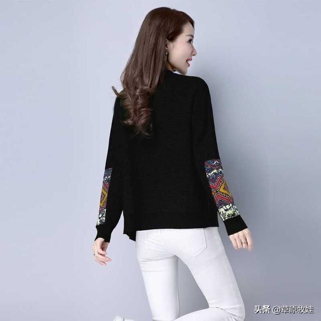 针织毛衣气质,时尚气质针织毛衣超美