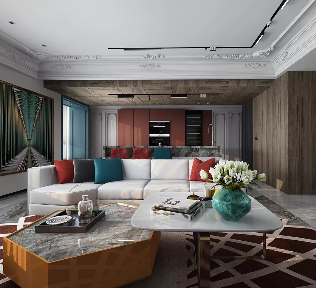 原创轻奢复古风,现代轻奢风格分享实景案例