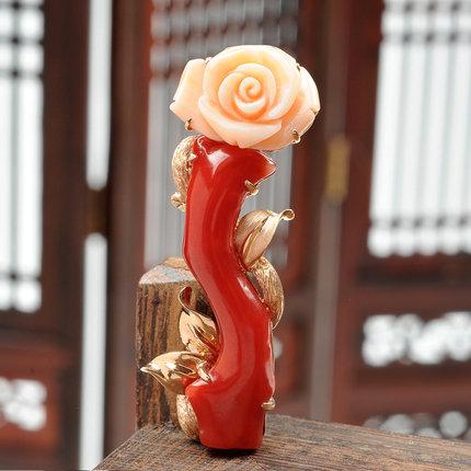 红珊瑚雕件鉴宝视频,一睹红珊瑚雕件之美