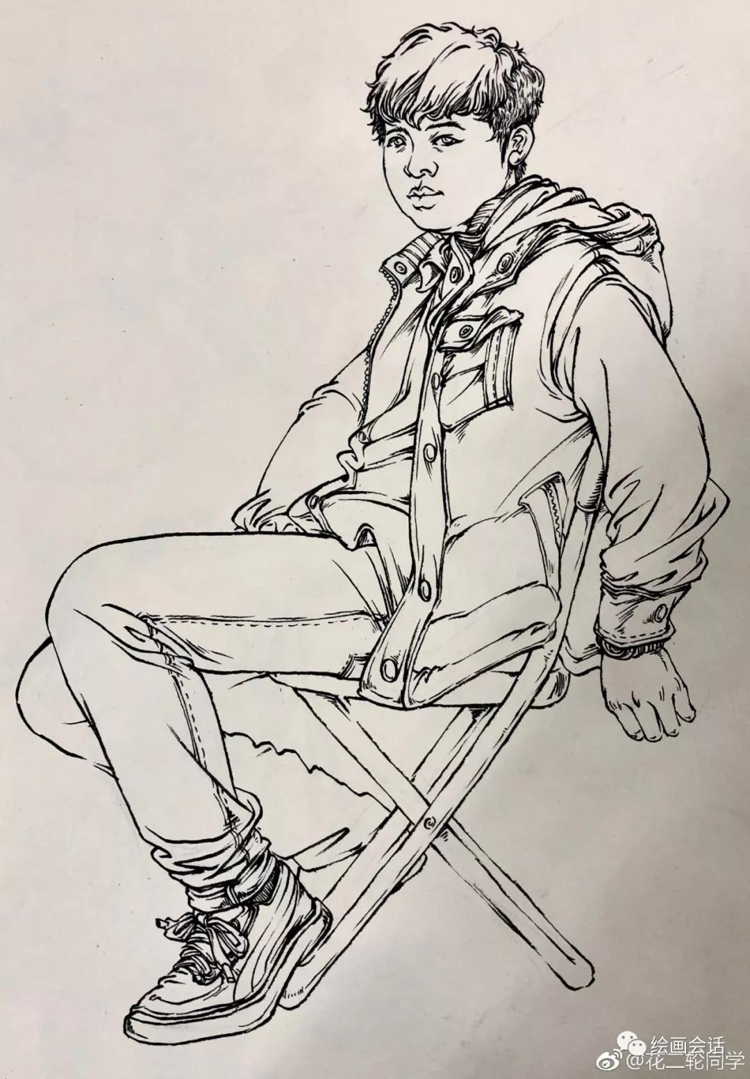 简单钢笔山水速写临摹图片,钢笔速写临摹推荐