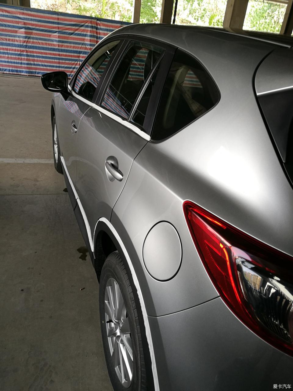 自己动手给汽车打蜡,cx-5抛光打蜡