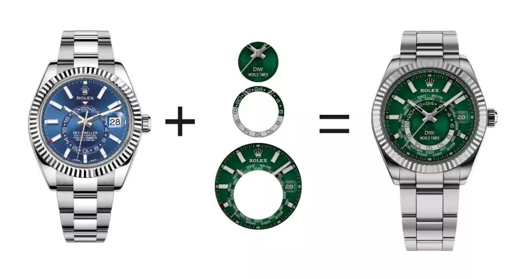 劳力士格林尼治改装,精工5号改装劳力士