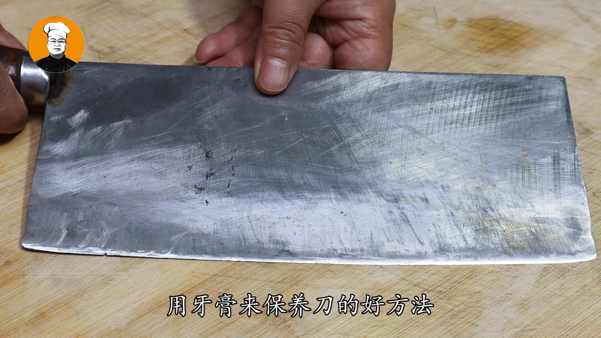 用牙膏能磨菜刀吗,菜刀如何用磨棒磨才锋利