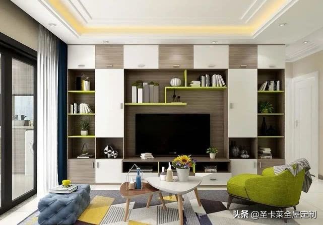 2023年法式电视柜最新款,2022年最流行的轻奢电视柜