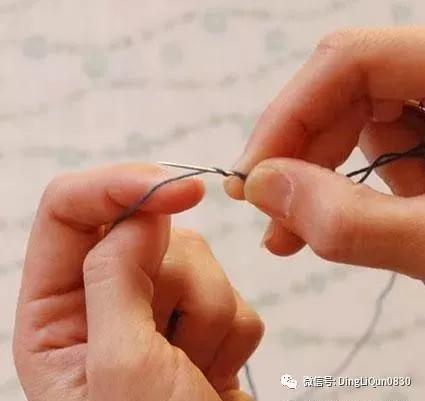 传统刺子绣入门针法教程,刺绣教程新手入门结粒绣