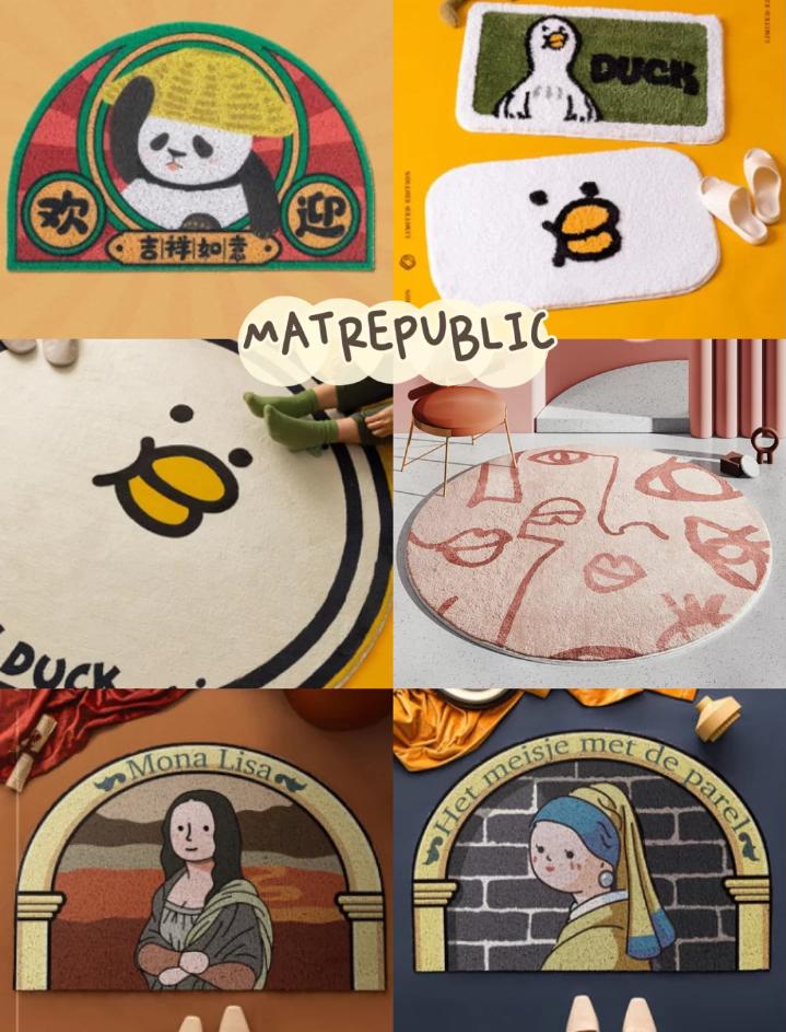 门口地垫可擦洗可爱,可爱地垫推荐