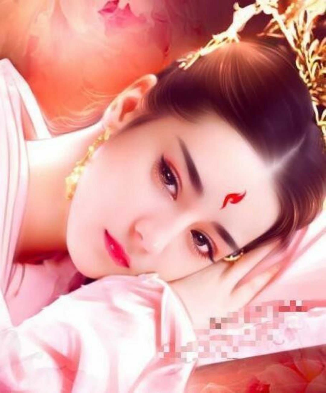 八位最惊艳的古装女子图片手绘,明星手绘壁纸古装