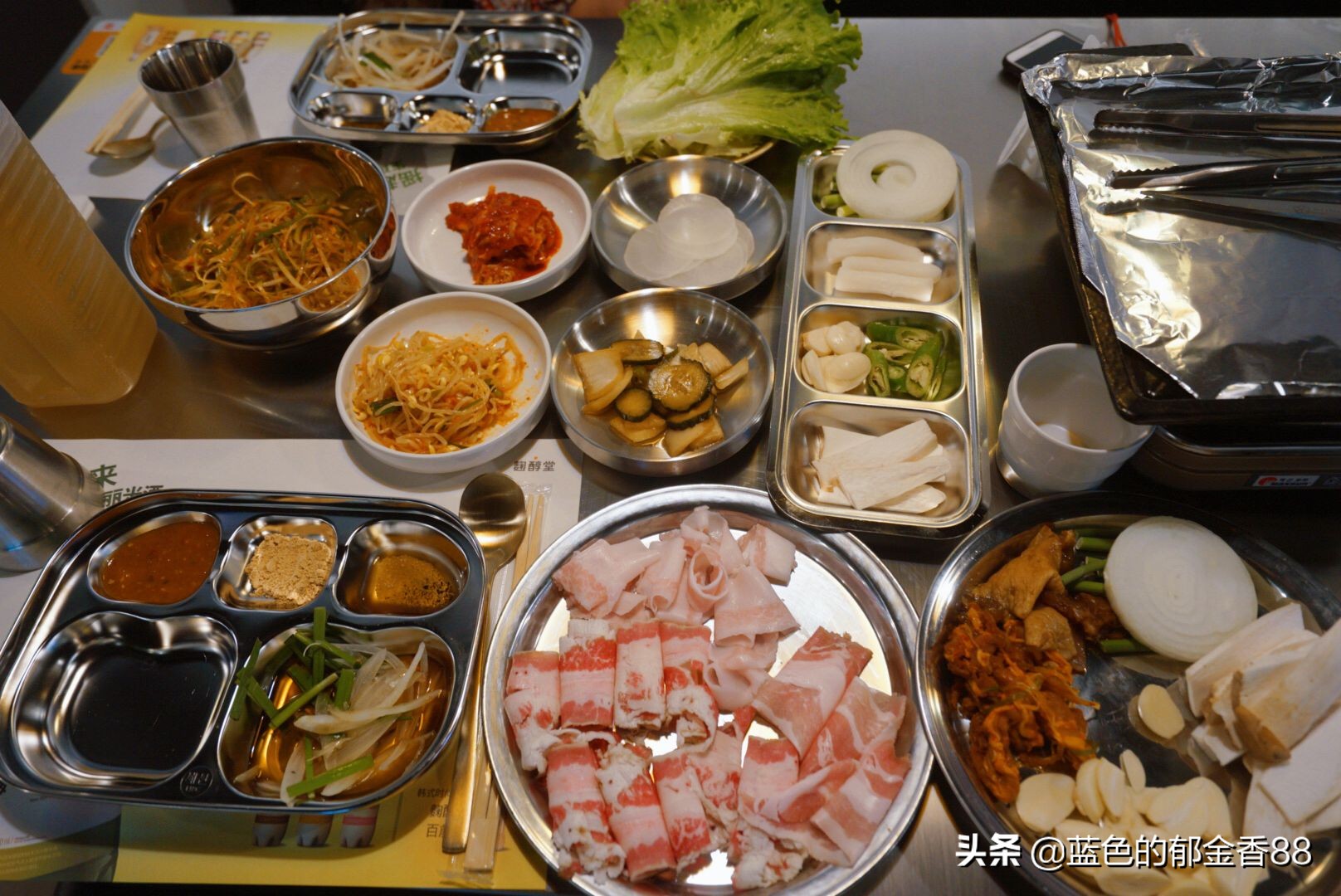 在韩国烤肉店的服务,在中国去韩国烤肉店说韩语点餐