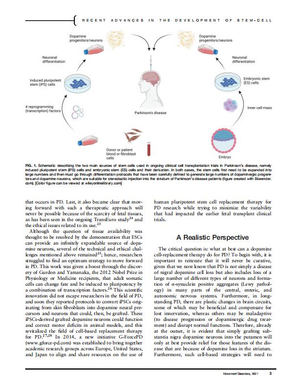 干细胞疗法在帕金森上的应用,干细胞治疗帕金森的最新临床招募