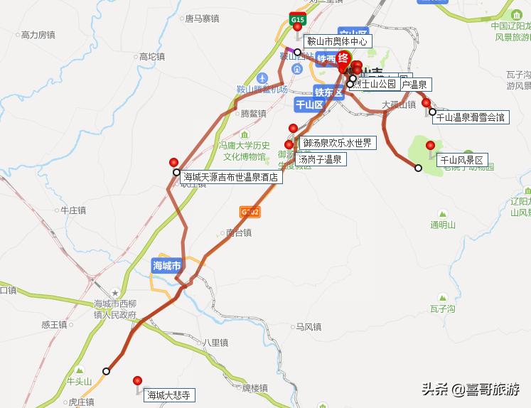 鞍山到大连自驾游路线和景点推荐,鞍山十大旅游景点