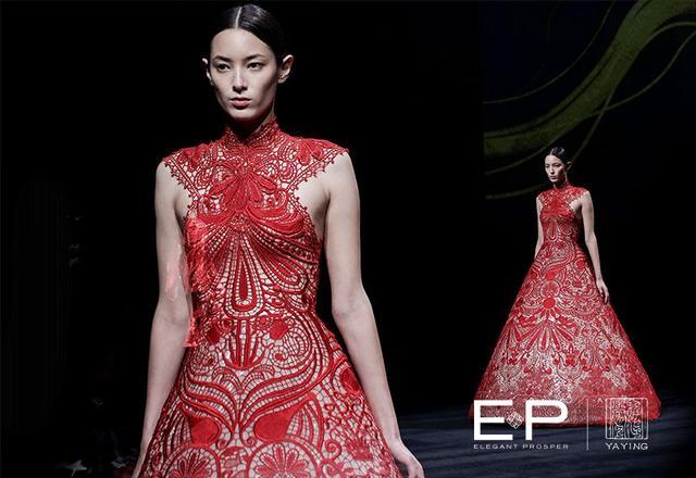 ep雅莹走秀2019,ep雅莹黑裙子