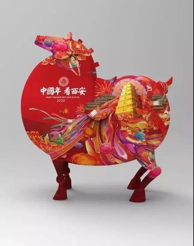 西安大唐不夜城感受一下灯火璀璨,国潮年货带给你不一样的年味