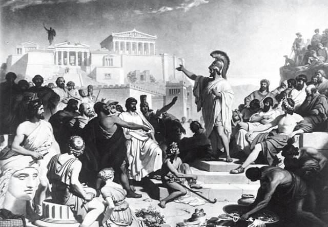 希腊雅典古老神话中的城市,古希腊城邦中最著名的是