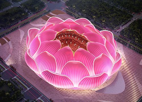 恒大最新足球场造型,最美恒大足球场