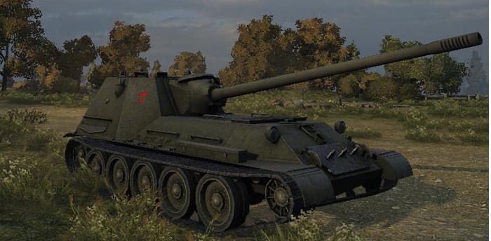 坦克世界su-100,坦克世界苏联su100