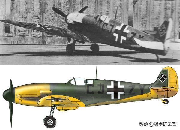 法国飞行员迷航迫降泽西岛,座机被德国人魔改成混血儿