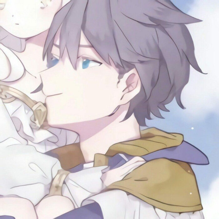 情侣头像动漫一男一女情头,情侣头像动漫分开一人一张