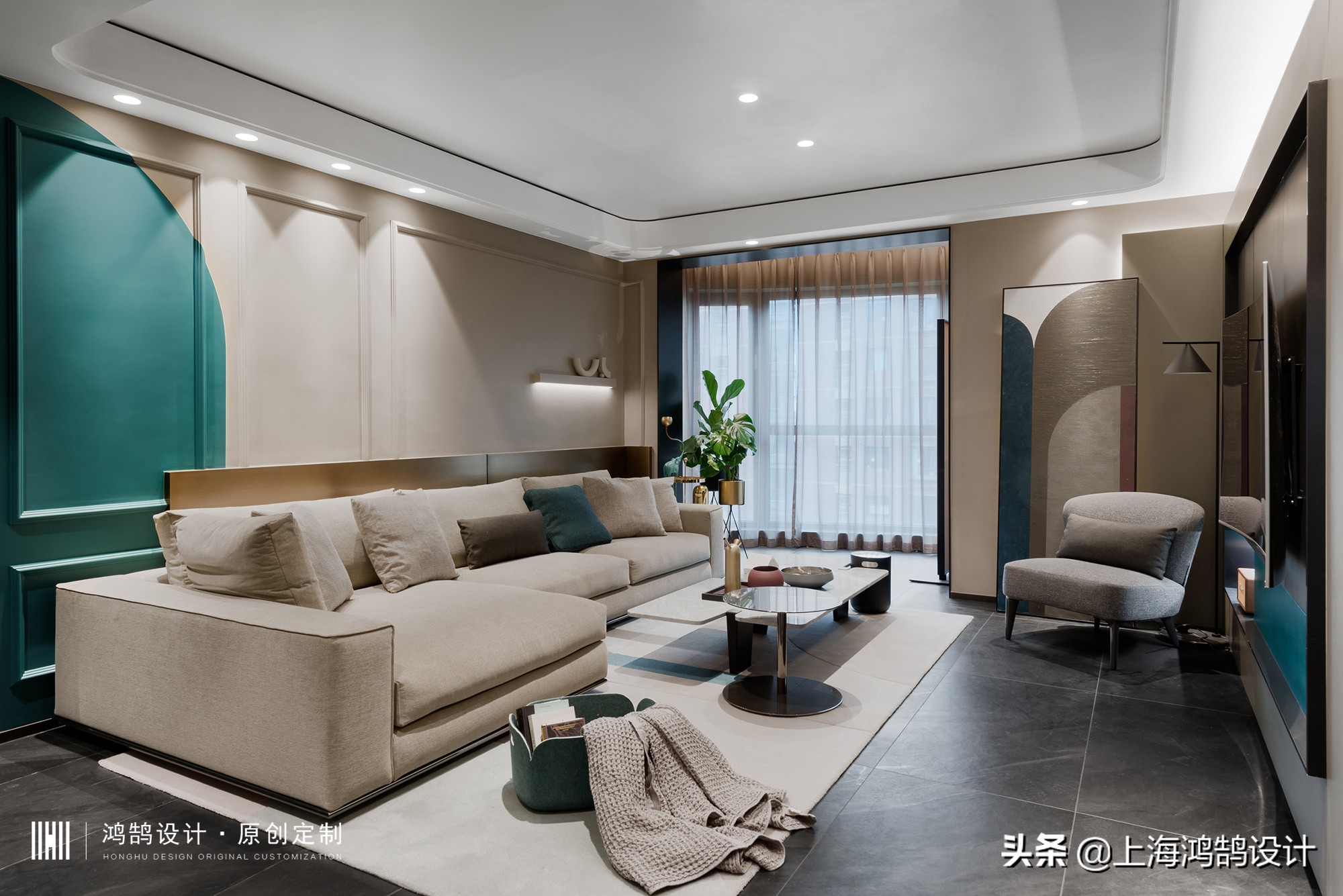 艺术家的室内软装设计案例,孟菲斯风格屏风软装