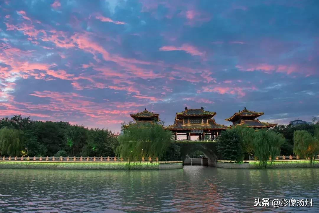 扬州古运河风光带图片,扬州旅游景点古运河图片大全