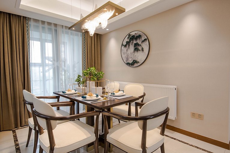 汉棠新中式装修,汉棠新中式样板间