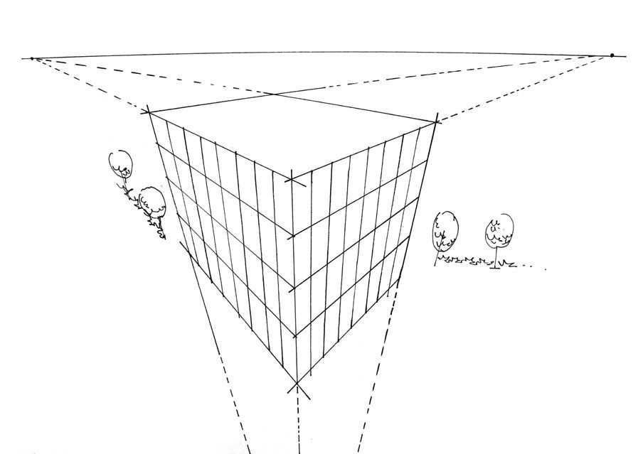 绘画中透视的基本原理为,绘画透视原理与技法成角透视