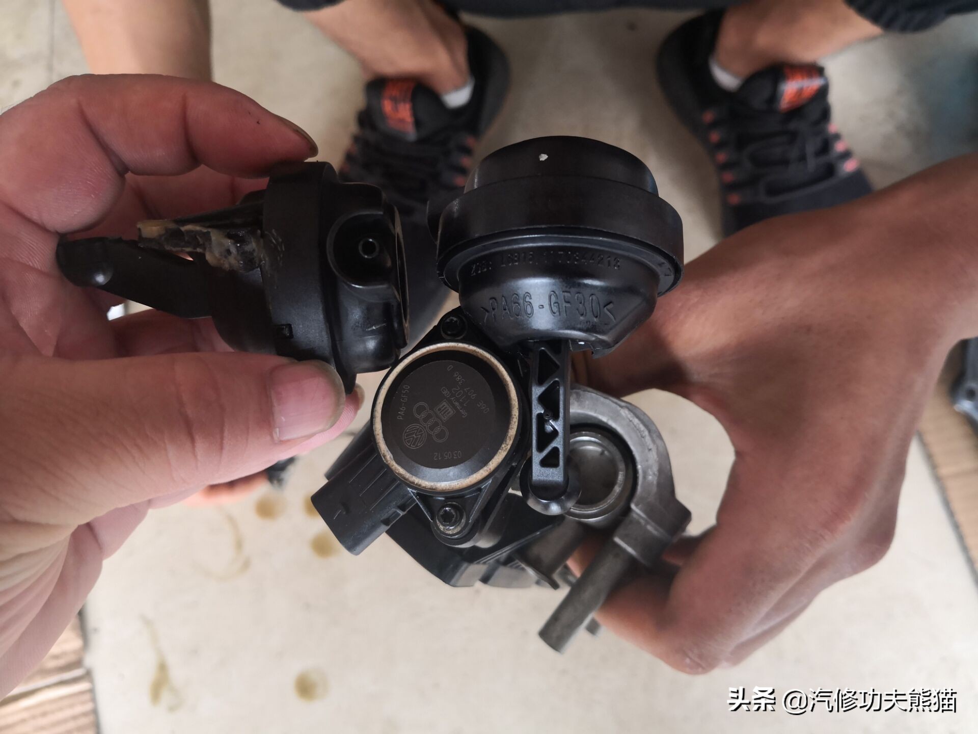 能拉动波音747的大众神车途锐烧机油治理，修完了又可以拉飞机了