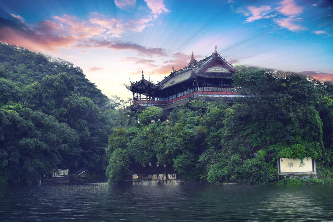 四川都江堰徽派别墅,都江堰精致酒店