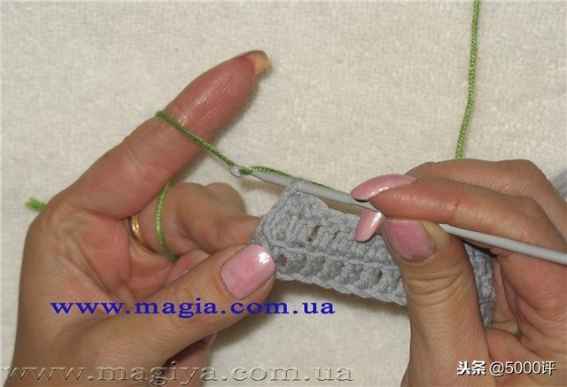 倒钩短针收边,倒钩针收边的视频教程