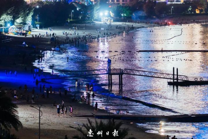 惠州博罗夜色,夜色惠州西湖