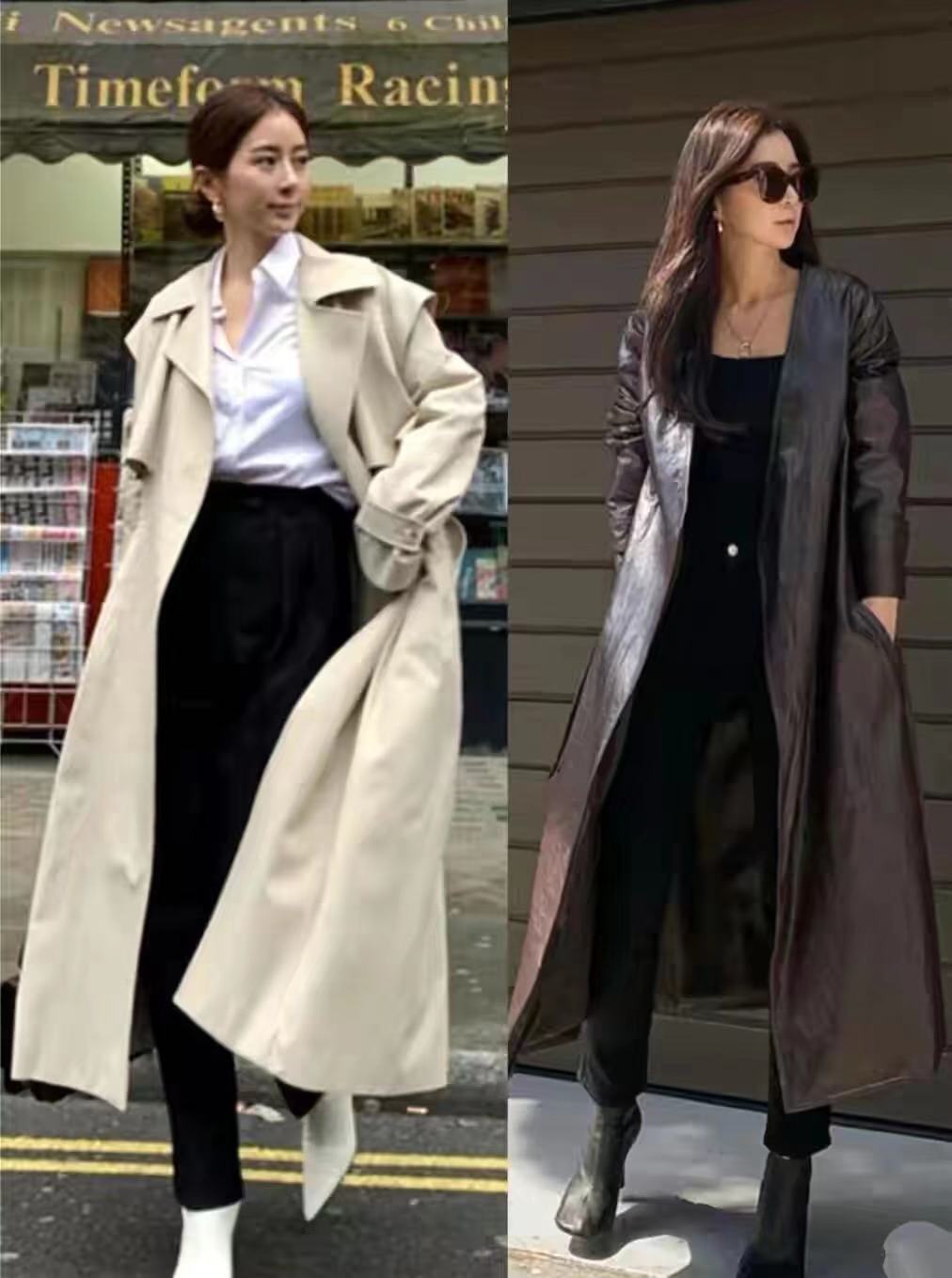 很有冬日韩系穿搭韵味,简约耐看的韩系秋冬穿搭范本