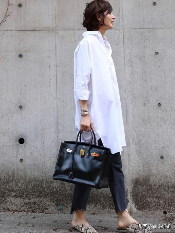 搭九分裤女夏季薄款上衣,穿衣搭配春季女40岁九分裤搭配