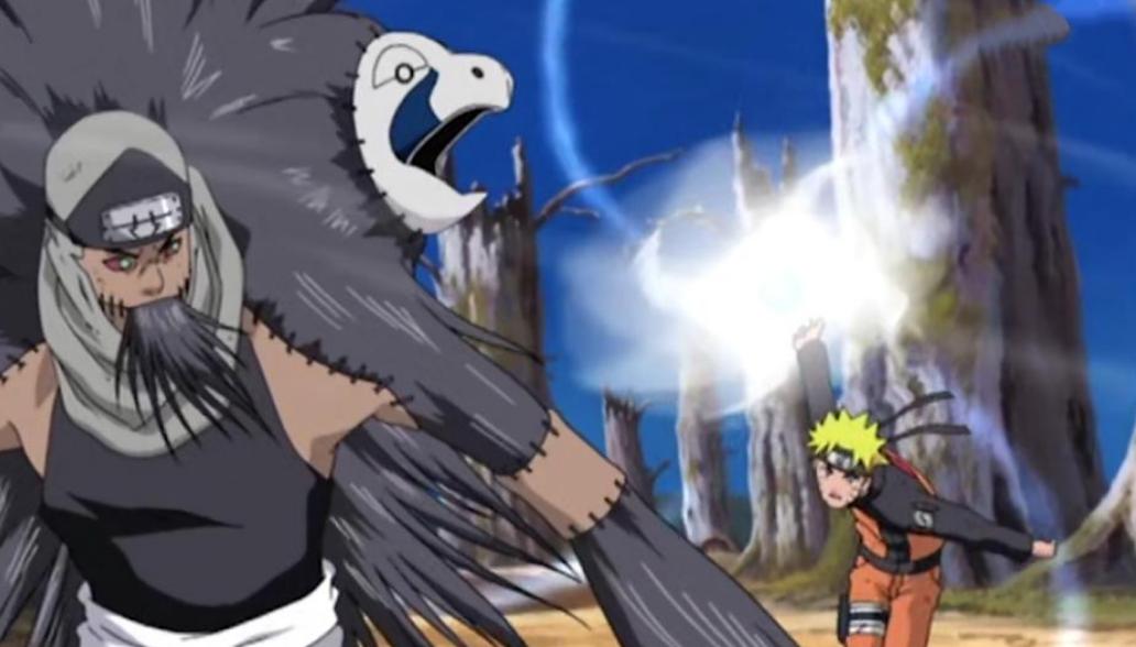 卡卡西为鸣人挡刀,卡卡西给鸣人的终极奥义