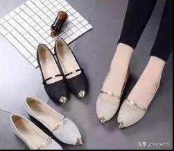 舒适不累脚的粗跟尖头鞋,修饰腿型低跟尖头鞋