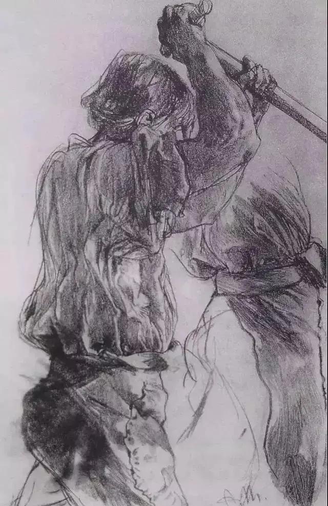 阿道夫门采尔速写作品,门采尔高清速写作品图片