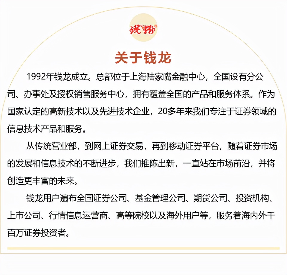 钱龙最新股市消息,钱龙涨停复盘