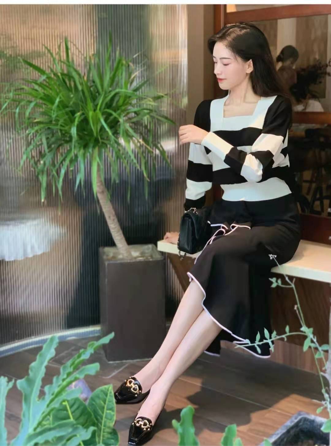 时尚搭配女人味十足,知性优雅女人味高档女装搭配