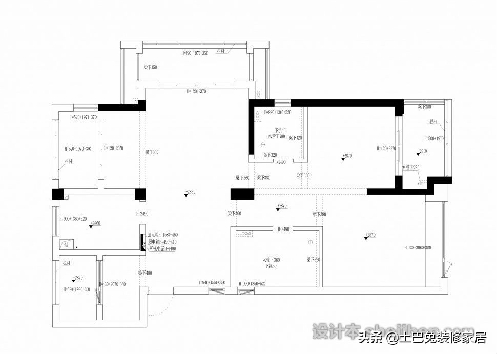 客厅隐形门装修效果图大全简约,小户型客厅隐形门设计太妙了