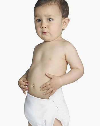 宝宝肚子圆鼓鼓的正常吗?儿科医生告诉你有哪些需要注意