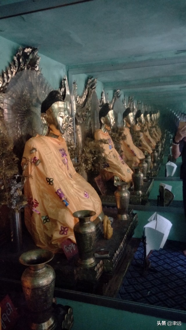 缅甸仰光大金塔全景图,仰光大金塔和勐焕大金塔全景