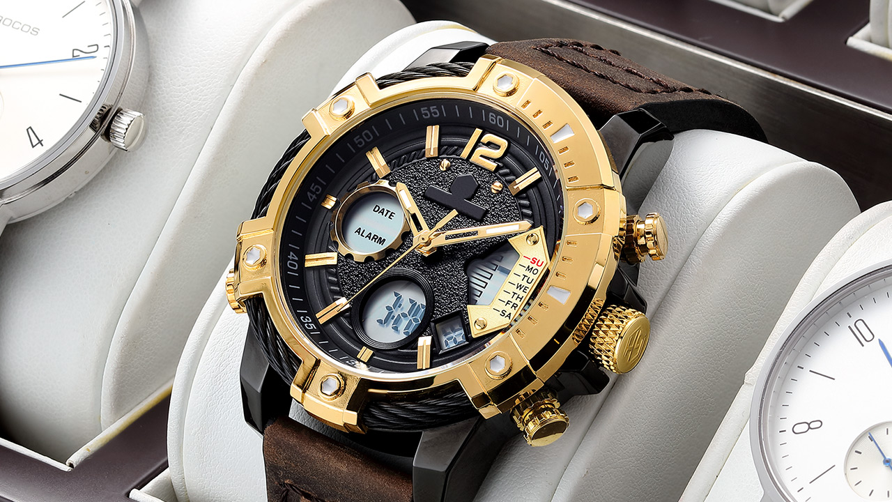 工业风腕表,工业设计硬朗元素