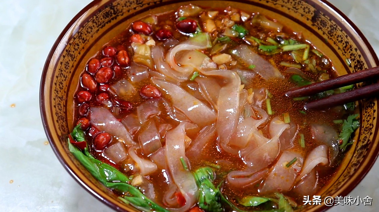 纯手工制作土豆粉不用任何添加剂,爽滑劲道的土豆粉