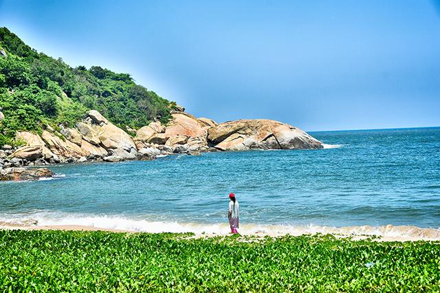 那琴湾地质海洋公园夜空,那琴湾海边