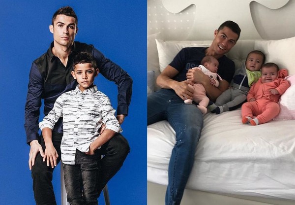 盘点足球巨星父爱如山的感人瞬间,足球球星场上的暖心时刻