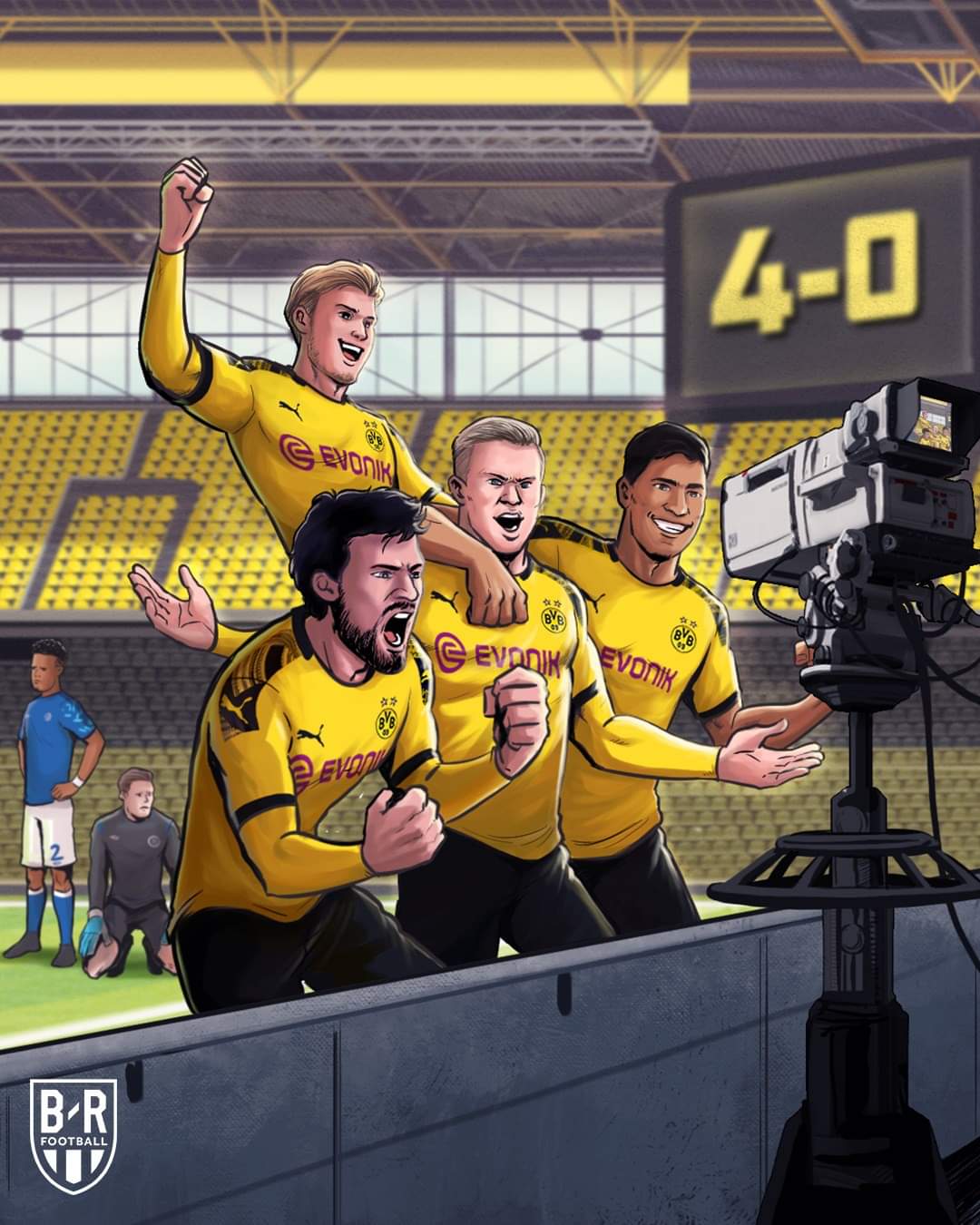 蓝黄大战,德甲红黄大战