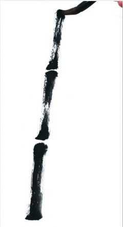 画竹子的简单画法水墨初学,竹子没骨画教程