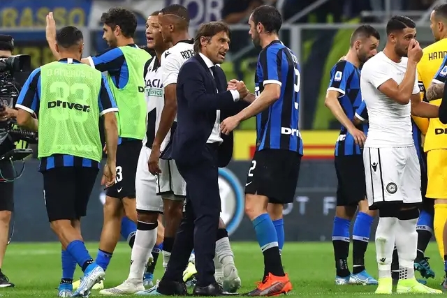 国米近6场意甲一球未丢,国米连续5赛季进球过双的纪录